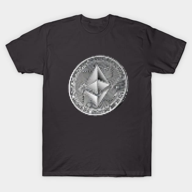 Ethereum Pixel T-Shirt by GarryX